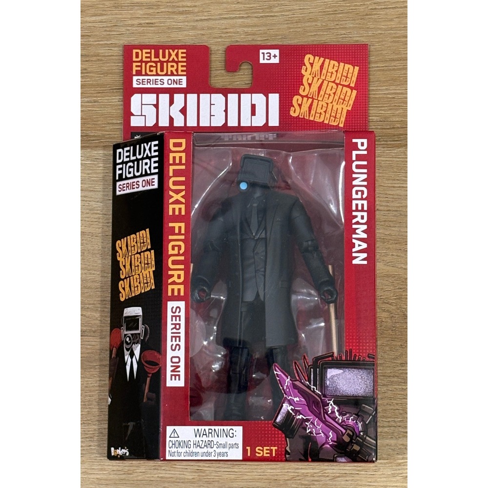 NEW - Skibidi Toilet Series One Deluxe Figure Plungerman Action Figure - Picture 4 of 5